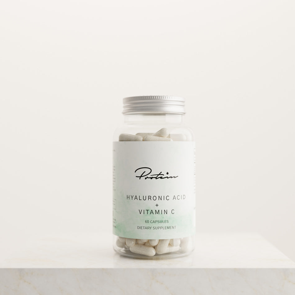 Hyaluronic Acid + Vitamin C, 60 Capsules