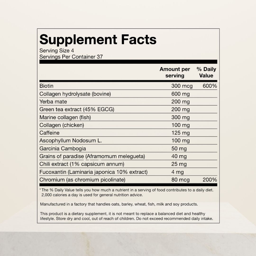 Collagen Fat burner, 150 capsules